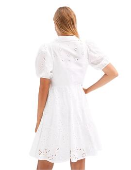 Vestido Lolitas&L Bordados Blanco