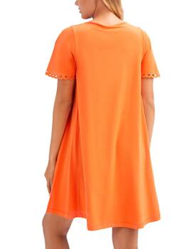 Vestido Lolitas&L Bolsillos Naranja