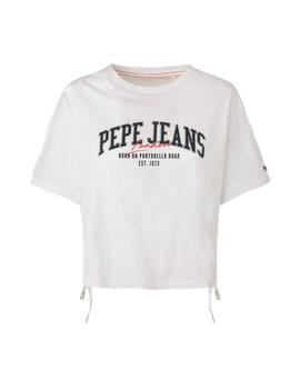 Camiseta Pepe Jeans Logo Cara Blanco