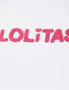 Camiseta Lolitas&L Logo Volantes Blanco