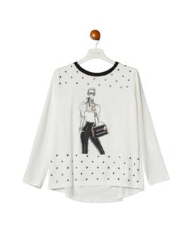 Camiseta Lolitas&L Imagen Blanco