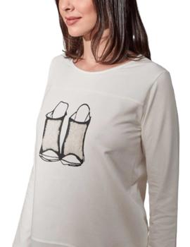 Camiseta Lolitas&L Zapatos Beige