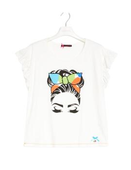Camiseta Lolitas&L Turbante Blanco