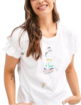 Camiseta Lolitas&L Girl Blanco