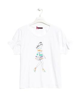 Camiseta Lolitas&L Girl Blanco