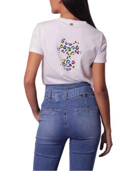 Camiseta Mimi-Muà Bolsillo Print Blanco