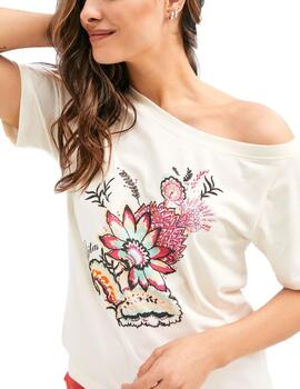 Camiseta Lolitas&L Flor Colores