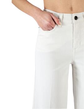 Pantalón S.O.S. Jeans Vaquero Crop Blanco