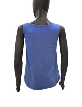 Camiseta Sita Murt Básica Algodón Azul