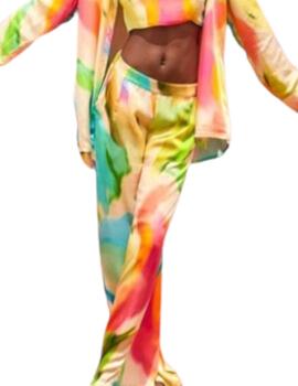 Pantalón LeSun Satinado Fiona Multicolor