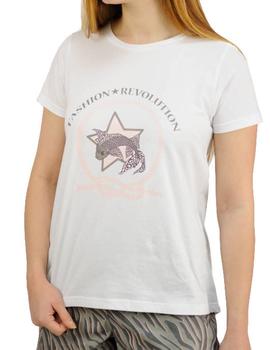 Camiseta Chokolat Básica Revolution Pez Blanco