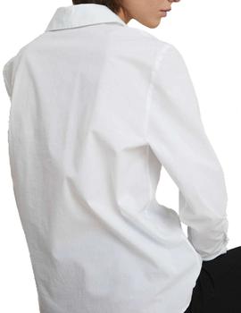 Camisa Ese O Ese Corte Masculino Blanco