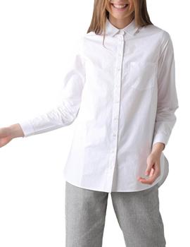 Camisa Indi-cold Larga Oversize Blanco