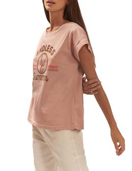 Camiseta Designers Society Summer Parviflora Rosa