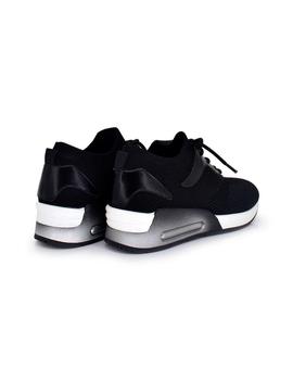 Sneaker Exe Plataforma Difuminada Negro