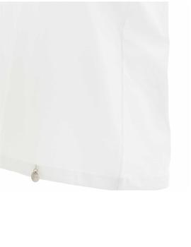Camiseta Lolitas-L Escote Pico Blanco
